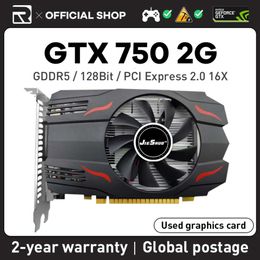 NVIDIA JIESHUO GT 750 2G Video Graphics Card DDR5 PCI EXPRESS 3.0X16 GPU 128Bit Gt750 2gb Office Bestseller Display GT750