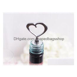 Party Favour Wine Bottle Opener Heart Shaped Great Combination Corkscrew And Stopper Heart-Shaped Sets Favours Gift Wa3914 Drop Delivery Dhkf9