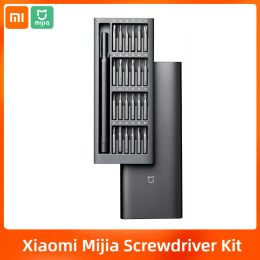 Control Original Xiaomi Mijia Daily Use Screwdriver Kit 24 Precision Magnetic Bits Alluminum Box DIY Screw Driver Set For Smart Home Use