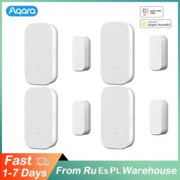 Control Original Aqara Door Sensor Mijia Smart Home Kit Zigbee Alarm Door Window Mini Sensor Work With Hub Homkit Mi Home APP Control