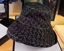 Luxury Ball Cap Designer Hög kvalitet Rätt version G Series Jacquard Letter Overized Brim Bucket Hat High End Men and Women Fashionable Visor