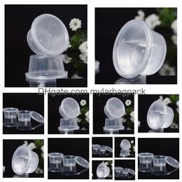 Party Favor Disposable Jelly Cup Mini Plastic Round Pudding Transparent Jello Cups With Lids Jam Wen6779 Drop Delivery Home Garden Fes Dhcbq