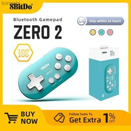 Game Controllers Joysticks 8Bitdo Zero 2 Bluetooth Controller For Nintendo Switch Windows Android MacOS Raspberry Pi Mini Gamepad L24312