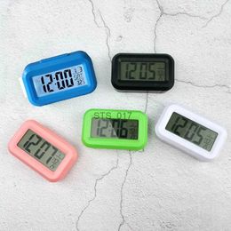 Other Clocks Accessories Mini Table LED Digital Electronic Alarm Clock Wake Up Students Worker Snooze Mute for Bedroom Office Temperature Calendar ClockL2403