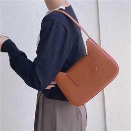 HBP Non-Brand Custom Oem PU Leather Niche Design Ladies Underarm Shoulder Bag Fashion Minimalist Styling Purses and Handbag Women Hand