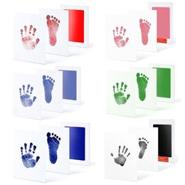 Baby Handprint Footprint Ink Pads Kits Pet Cat Dog Print Souvenir Non-Toxic259S