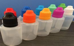 Colorf Pe Dropper Bottles L 5Ml 10Ml 15Ml 20Ml 30Ml 50Ml Needle Tips With Color Childproof Cap Sharp Tip Plastic Eliquid Drop Deli4060110