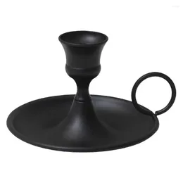 Candle Holders Vintage Iron Stand Candlestick Handicraft For Wedding
