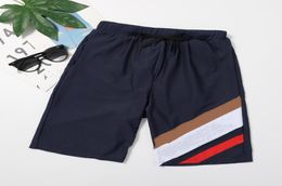 Summer Men Casual Shorts Swimming Trunks Gym Fitness Workout Beach Shorts Man Breathable Pockets Drawstring Short Stripe shorts ma8776715