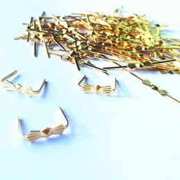 1000pcs L33mm Chrome Gold butterfly buckle Tie Clips Crystal Chandelier Beads Connector Metal Bowtie Butterfly 1207e