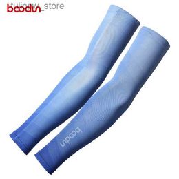 Protective Sleeves Bike Arm Sleeve Summer Men Women Cycling arms Warmers UV Protection Outdoor Sports Cool Compression Sun Sleeves 1 Pair L240312