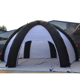 wholesale portable 10mD (33ft) with blower inflatable spider tent dome shaped car tents garage with walls for sale