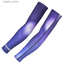 Protective Sleeves Arm Leg Warmers Cycling Ice Silk Cuff Outdoor UPF50 UV Protection Sea Fishing Gradual Breathable Sunscreen Women Men 231201 L240312