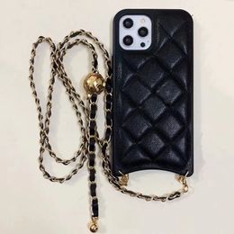 PC013 - PC018 Luxury Classic Fashion Phone Case for IPhone 15 14 Plus 13 ProMax 12 11 Por Max X XR XS Max Rhombus Diamond Texture Phone Cover Card Holder Customized Logo Bag