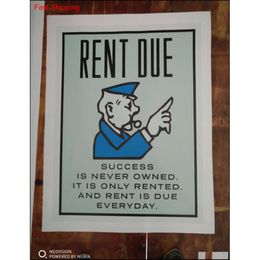 Paintings Unframed alec Monopoly rent Due hd Canvas Print Home Decor Wall Art Paintin qylsrH packing2010244o