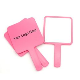 Custom Hand Held Makeup Mirror 5 Pieces Bulk Whole Personalised Compact Square Heart Shape Gifts Souvenir Mirrors 220509354Q