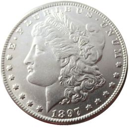 90% Silver US Morgan Dollar 1897-P-S-O NEW OLD Colour Craft Copy Coin Brass Ornaments home decoration accessories194A