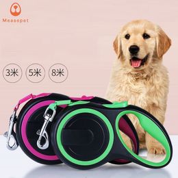 3m 5m 8m Retractable Dog Leashes lead Pets Cats Puppy Leash Automatic Collars Walking for Small and Medium240e