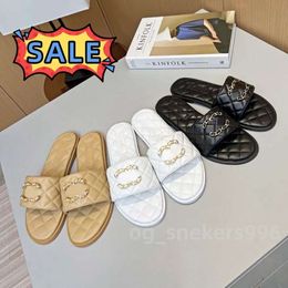 Designer-Schuhe, Paris, Modedesigner-Sandalen, luxuriöse Damen-Hausschuhe, 2C-Markensandalen mit flachem Boden, Sommer-Klassiker-Marken-Slide-Strand-Damen