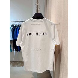 Balanciaga Brand T-Shirt Summer New Paris Embroidery Classic Designer Luxury Men Women Top Letter Balanciaga Track Clothing Short Sleeve Balanciaga T Shirt 675