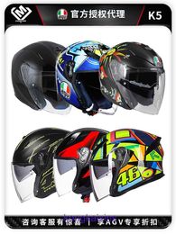 Car Fan Chen AGV K5 JET Motorcycle Helmet Double Lens Half Summer Breathable 4 3 Commuter