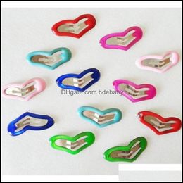 Other Dog Supplies Home & Garden 100Pcs Lot Heart Shape Drip Processed Puppy Cat Pet Hairpins Children Hair Clips Drop Delivery Rz2342
