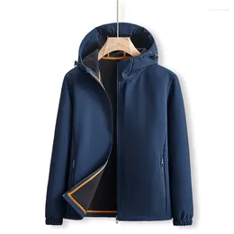 Men's Jackets Man Black Windbreaker Windproof Waterproof For 2024 Spring Autumn Zip Up Jacket Streetwear Bomber Clothes OverSize 7XL 8XL