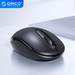 Mice ORICO 2.4GHz Bluetooth Wireless Mouse With USB Receiver Slim Silent Mice Backlit Ergonomic Mouse For Computer Desktop Laptop PC