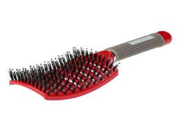 Hair Scalp Massage Comb Hairbrush Nylon Boar Women Wet Curly Detangle Hair Brush for Salon Hairdressing Styling Tools VH1088246587