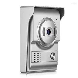 Doorbells 7 Inch Colour High Definition Video Intercom Villa Doorbell Outdoor Door Camera Call Phone EU Plug