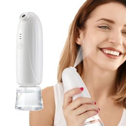 Small Nano Oxygen Injector Steamer Moisturizing Beauty Apparatus Pore Cleaner Airbrush Skin Rejuvenation Care 240228