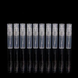 2ml/2G Empty Clear Plastic Mini Perfume Bottle Mist Spray Sample Pen Contaier Small Perfumes Atomizer Sprayer Vial Containers Qguvm Jogjs