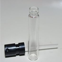 1000pcs/lot 2ml Glass Sample Vials mini perfume spray bottle 2ml trial sample perfume bottles Btiso