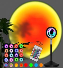 Sunset Lamp 16 Colours Projection Lamp with Remote Multiple Colours Night Light for Holiday Decoration7311716