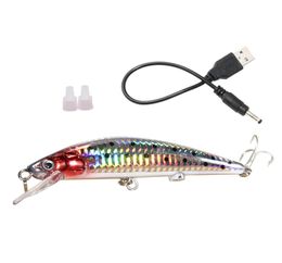 Vibrastrike Flash Lure Fishing Swimbait Rechargeable Usb Fishing Lures Twitching Minnow Electronic Fishing Bait Ye161680769