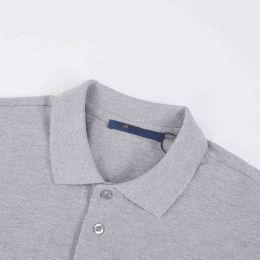 2024 Designer Luxury Men's Tees Polos V V V Letter Polo Shirt Letter logo embroidery Lapel Pure Cotton Knit Cottons Bead Printed Fabric Matching Collar Men