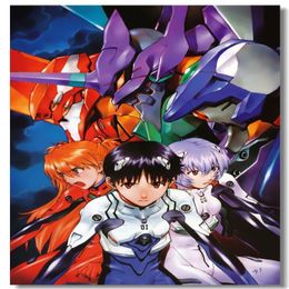 OEON GENESIS EVANGELION EVE Ayanami Asuka Japão Anime Art Silk Poster 20x30 24x36 24x43235w