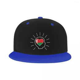 Ball Caps Punk Belarus Love Flag Designs Hip Hop Cap Outdoor Belarusian Heart Flat Skateboard Snapback Dad Hat