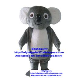 Mascot Costumes Grey Koala Bear Coala Mascot Costume Adult Cartoon Character Outfit Suit Company Celebration Marketplstar Marketplgenius Zx207