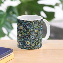 Mugs Who's Watching (Evil Eye) Coffee Mug Funny Cups Pottery Thermal