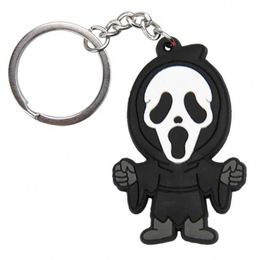 Nightmare Before Christmas key ring classic movies cartoon figure keychain keyholder fit men women Xmas Jewellery whole custom6316675