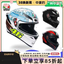 AGV Helmet K1 Motorcycle Full Cover Anti Fog Mens and Womens Four Seasons Sports Car K5 K3