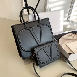 Luxury Tote Shoulder Bag Purse Designer Handbag Messager Bags Brand Crossbody Totes pu leather Womens set coin purse Composite