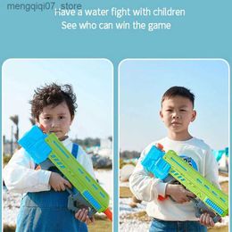 Sand Play Water Fun High-Tech Childrens Electric Water Gun Toys Large-Capacity Spray Water Toy Beach Swimming Pool Water Gun Toys L240312