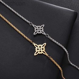 Bangle Stainless Steel Cutout Witch Celtic Knot Bracelet Witchcraft Supernatural Women Bracelet Witchcraft Protection Jewellery ldd240312