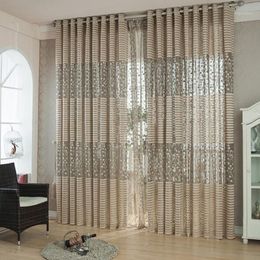 European Curtains for Living Room Jacquard Curtains Window Panel Curtain Fabric for Bedroom Custom Shading1260N