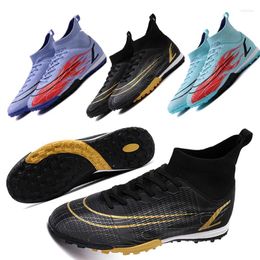 American Football Shoes High Top Adult Youth Flat Nail Grass Anti-slip Wear-resistant Special Training Sports