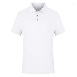 Men's Polos Summer Polo Classic Clothing Business Casual Quality T-shirt Breathable And Skin-friendly Couples All-match Tops