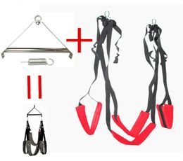 1 Set Red Adult Sex Swing Tripod Erotic Toys Luxury Love Swing Chairs Fetish Columpio Sex Toys Swing Sex Furniture4628165