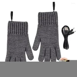 Cycling Gloves Rechargeable Heating Unisex Winter Electric Warm Multi-Purpose Thermal For Fishing Skiing Climbing Hiking